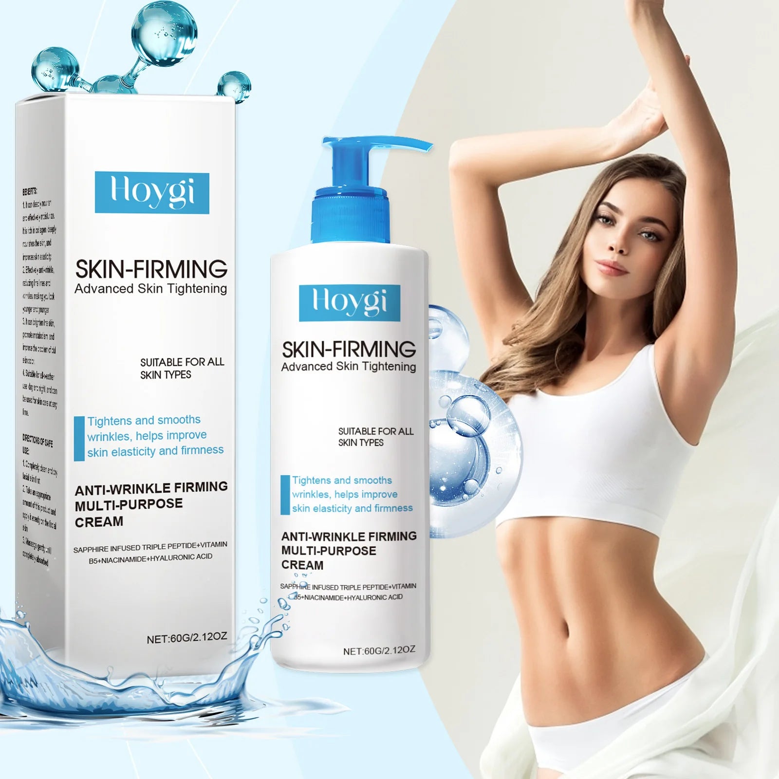 HOYGI Organic Face and Body Lotion Skin Firming and Brightening Glycerin Moisturizer Cream Whitening Oil Butter for Adults