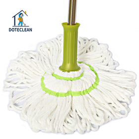 Wholesale Cheap Swivel Handle Stainless Steel Telescopic Rod Hands-Free Rotary 360 Spin for Cleaning Cotton Twist Mop Floor