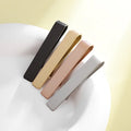 8x48mm Classic Style Cuff Links Stainless Steel Men Bar Practical Necktie Clasp Custom Logo Blank Tie Clip Jewelry Findings