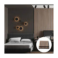 Modern Soundproofing Sound Absorbing Acoustic Panels Wooden Slat MDF & Polyester 22mm Thick for Home Office