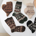 WUYANG FACTORY Men Low MOQ Hot Sale Custom Design Socks Warm  Long Crew Knitted Socks