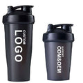 Wholesale Custom Logo 400ml 600 Workout Gym Sport Plastic Protein Shaker Bottle Shake Cup Water BPA Free Sample
