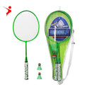 Regail Children Badminton Rackets Kids Mini Cross Badminton Rackets and Ball Set Include 2 Rackets 2 Rainbow Badminton and Bag