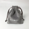 Supplier Wholesale Custom Gift Pouch Drawstring Velvet Flannel Jewelry Drawstring Pouch Bag Screen Printing Security Bai Shun
