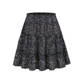 Wholesale Fashion New Casual Print Ruffled High Waist Mini Skirts for Women