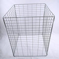 Black Metal Garden Composter Metal Bin Compost Bin Wire Composter
