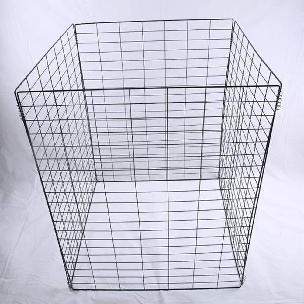 Black Metal Garden Composter Metal Bin Compost Bin Wire Composter