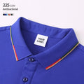 225 GSM 5A Antibacterial Antibodies Smell Anti-Mite 96% Island Cotton 4% Spandex Custom Golf Shirts