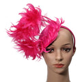 Hot Selling Fashion Design Feather Fascinator Party Ball Hair Fascinators Headband Headwear for Outdoor Party Wedding