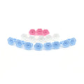 100pcs/bag Disposable Plastic Eyelash Flower Glue Cups Eyelash Extension Glue Holder Ink Cup Eyelash Extension Tools