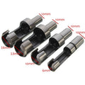 8pcs/Set 5/8" 1/2" 3/8" 1/4" Wood Plug Drill Bit Set Chamfered Cutter Standard Plug Cutter for Woodworking Hand Electric Drills