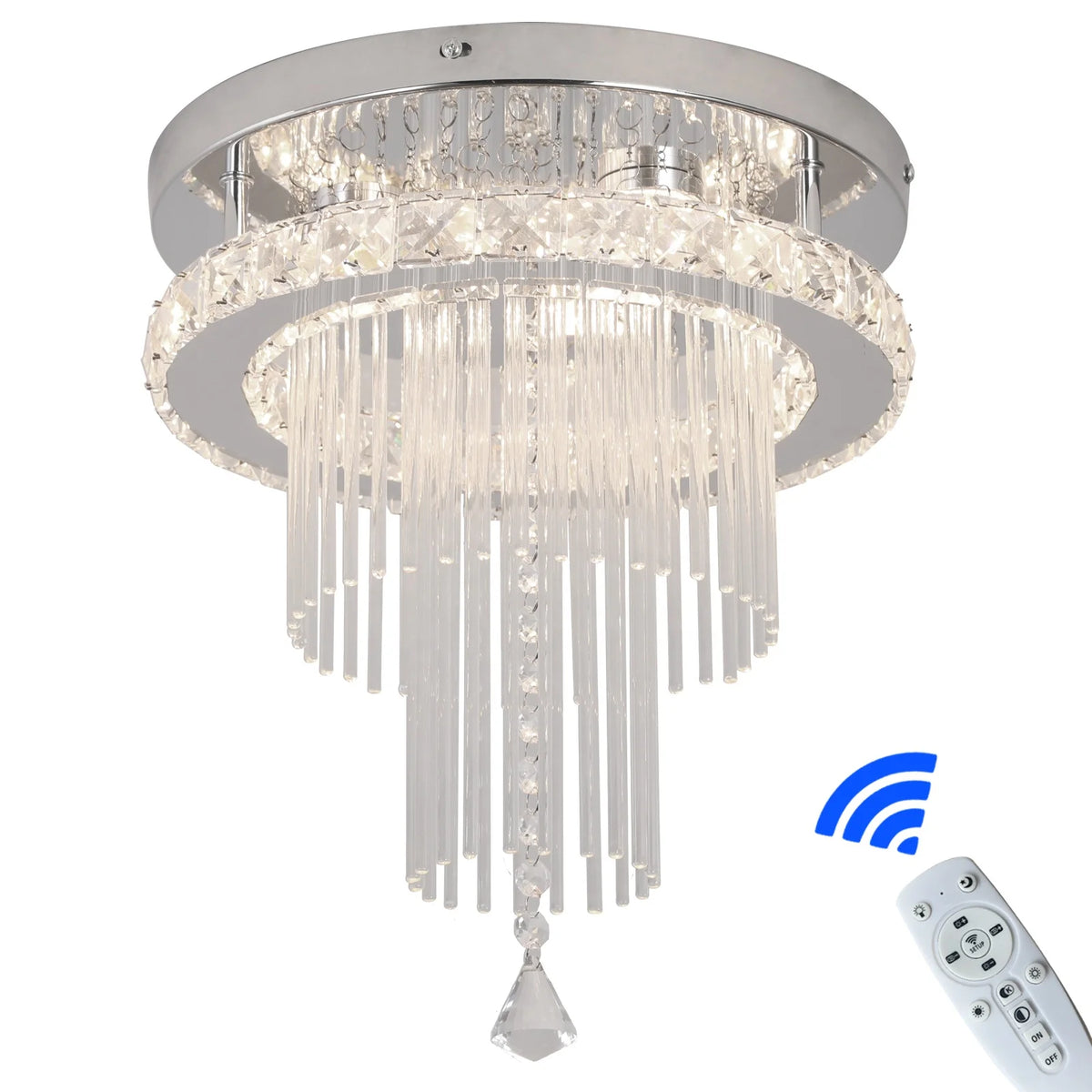Surface Mounted Decor Remote Control Smart Modern CCT Led Ceiling Light for Home