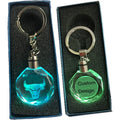 New Arrival Bull's head key chain Customized Keyring Crystal Cow Bull Keychain with Led
