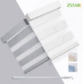 Waterproof Cordless Window Zebra Blinds Smart Shades Zebra Roller Blinds for Window Zebra Curtain Crease-free
