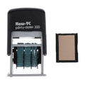 Self-Inking Date Stamp Business Stationary Stamp H-4mm for Shipping Due Date