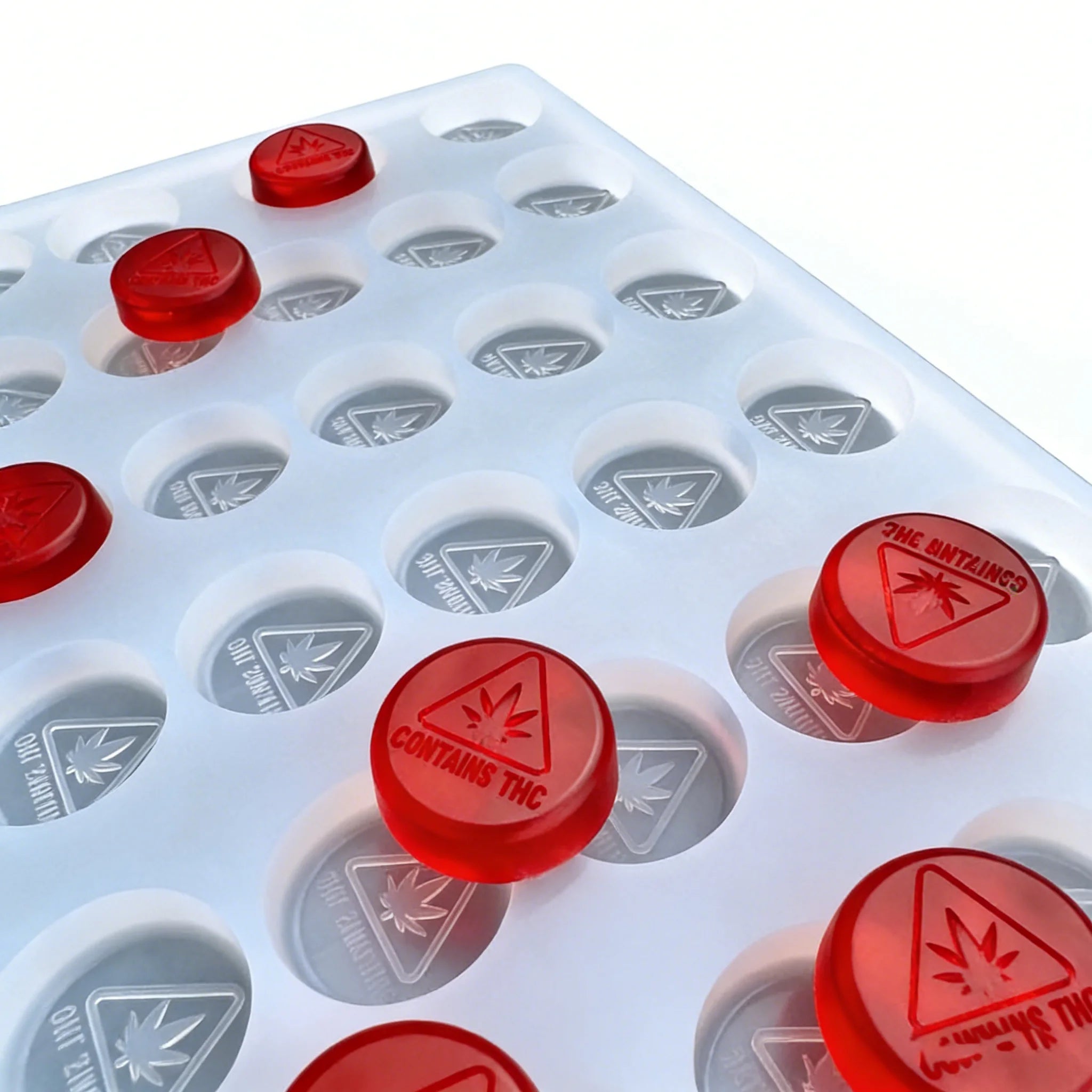 3.5ml Food Grade Silicone Gummy Molds for Baking No-Stick Candy Butter Mold with Different Shapes Cookie Cake Fondant Tool