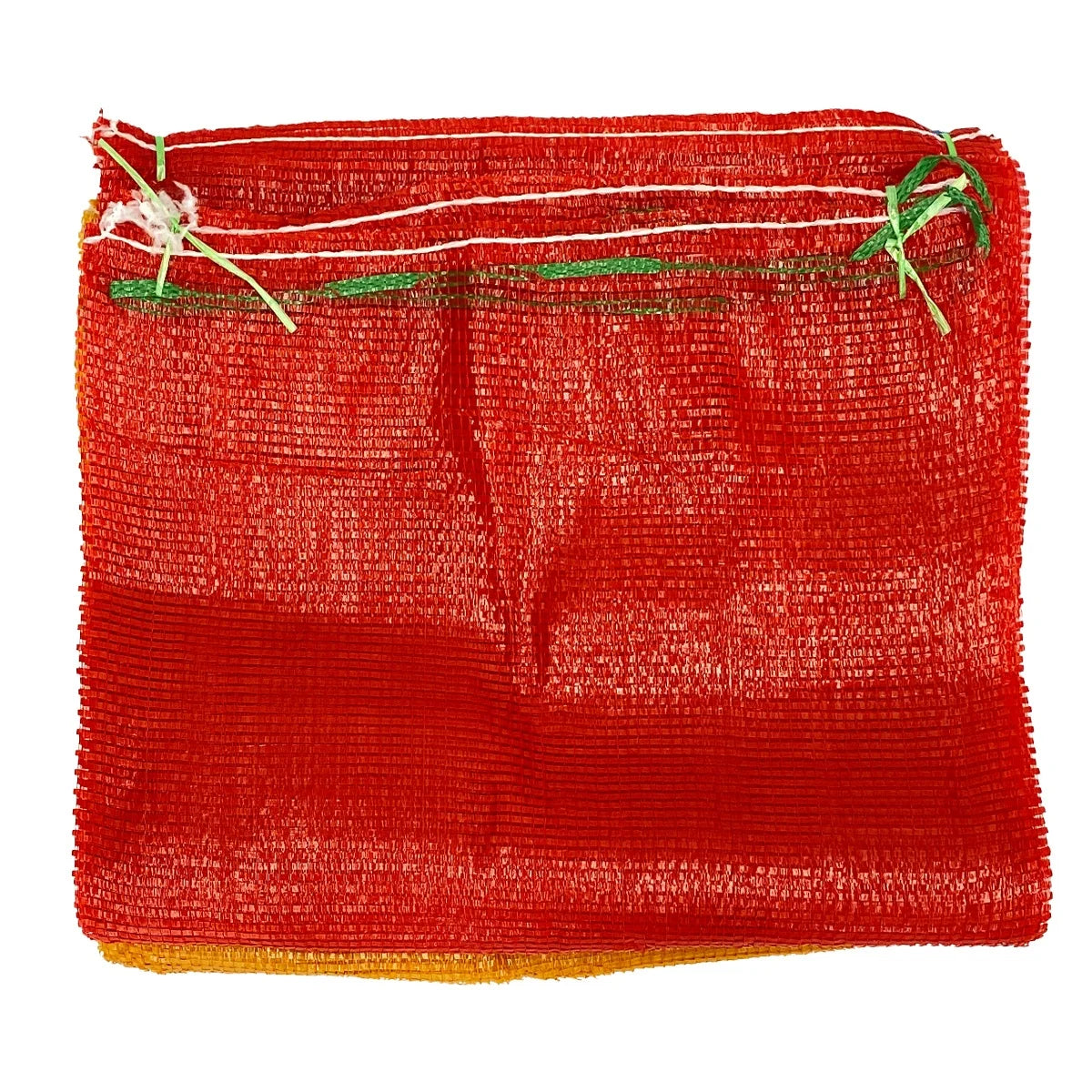 Customized OMAI Brand 25KG Capacity Red PP Tubular Leno Mesh Bags for Potato Onion Firewood Agriculture Use 50x80cm