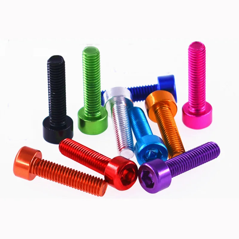 Din912 High-strength 7075 Aluminum Screw Cap M4 Hexagon Socket Screw Bolt