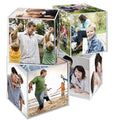 Desktop Cube Photo Frame for 6 Photos 3.5x3.5 Inch Cube Picture Frame
