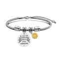 DAIHE Fashionable and Minimalist Stainless Steel Snake Bone Bracelet Customizable Chrysanthemum Bracelet