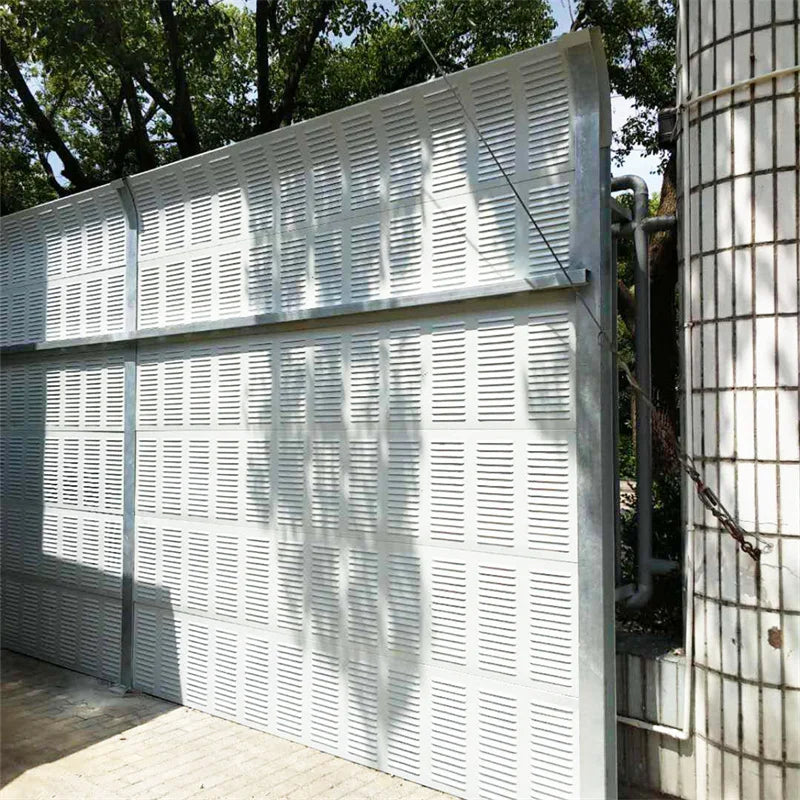 Highway PC Acoustic Noise Barrier Panel Sound Barrier Fence Fire Resistant Water Resistant Anti-Corrosion Customizable Size