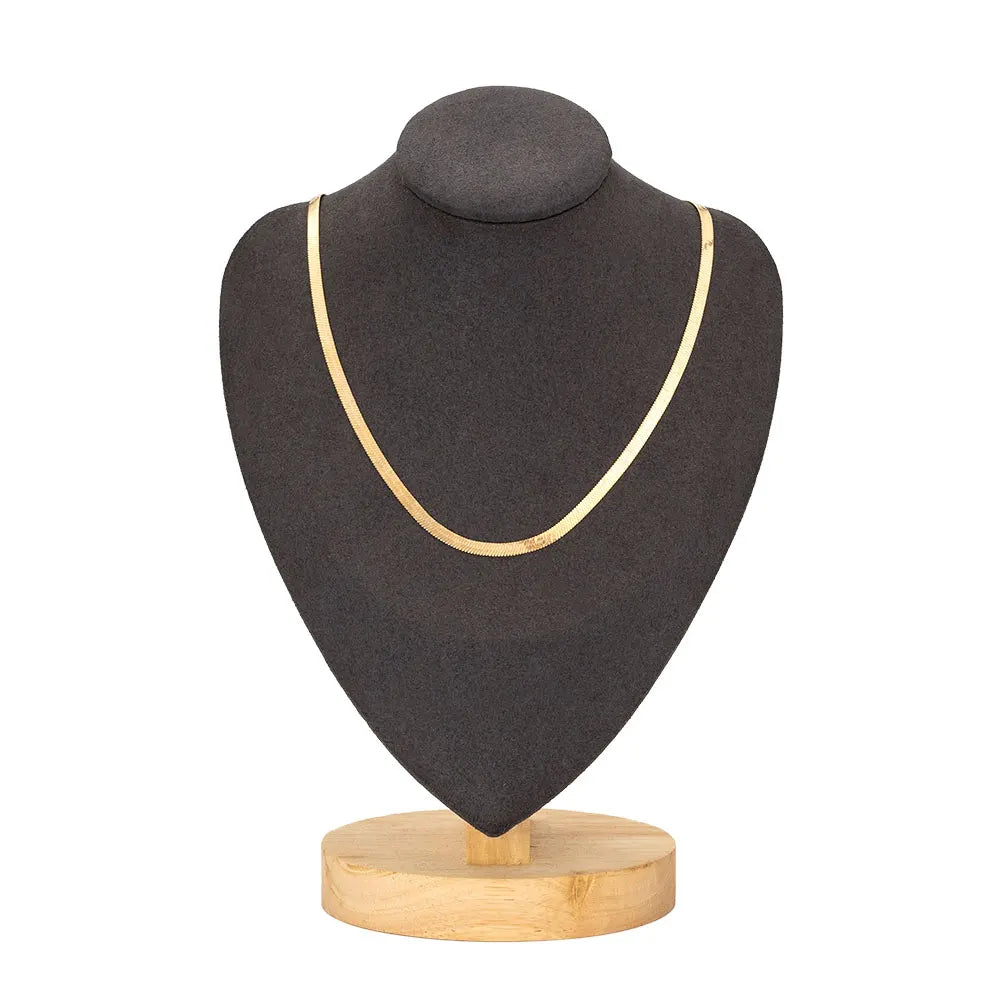 New Flat Copper Snakebone Chain Necklace Classic Jewelry DIY with Your Desired Pendant for Anniversary