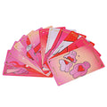 OEM Print Your Own Pink Rose Love Box Gold Foil Edge Custom Printing Wholesale Paper Tarot Card Decks With Guidebook