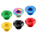 MUQZI Road Bicycle M19 Crankset Bolt Aluminum CNC Mountain Bike Crank Cover Screws