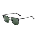 New Trending Men's and Unisex Polarized Sunglasses Square Titanium Frame Gold Color for Driving and Fishing