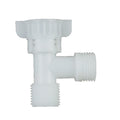 Three 3 Way Shattaf Coupling G-1/2" Chrome Finish ABS Plastic Adapter for Hotel Use