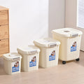 Insect-Proof and Moisture-Proof PP Material Pet Food Storage Bucket for Small Animals' Household Dog Food Storage
