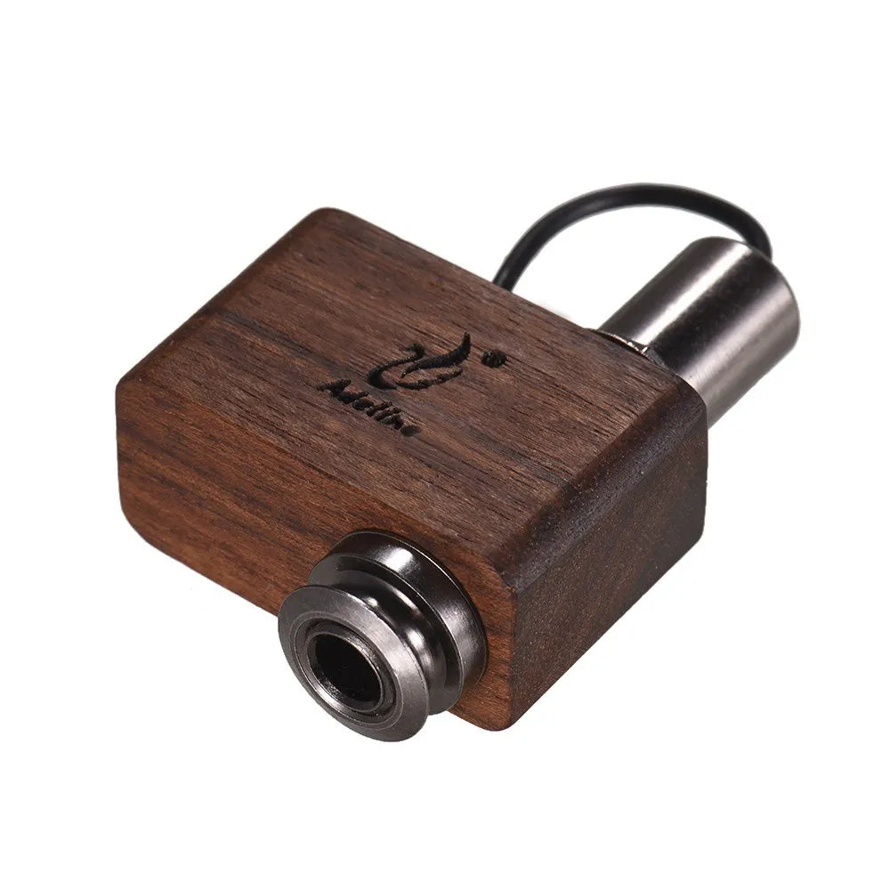 Self-adhesive Guitar Pickup Transducer Prewired Amplifier with 6.35mm Output Jack for Acoustic Guitar Ukulele Violin Cajon