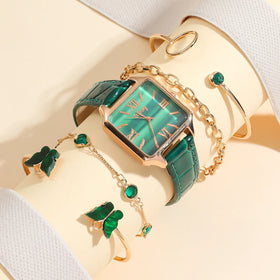 2024 Ladies Watch Gift Set Butterfly Bracelet Set Diamond Set Quartz Watch