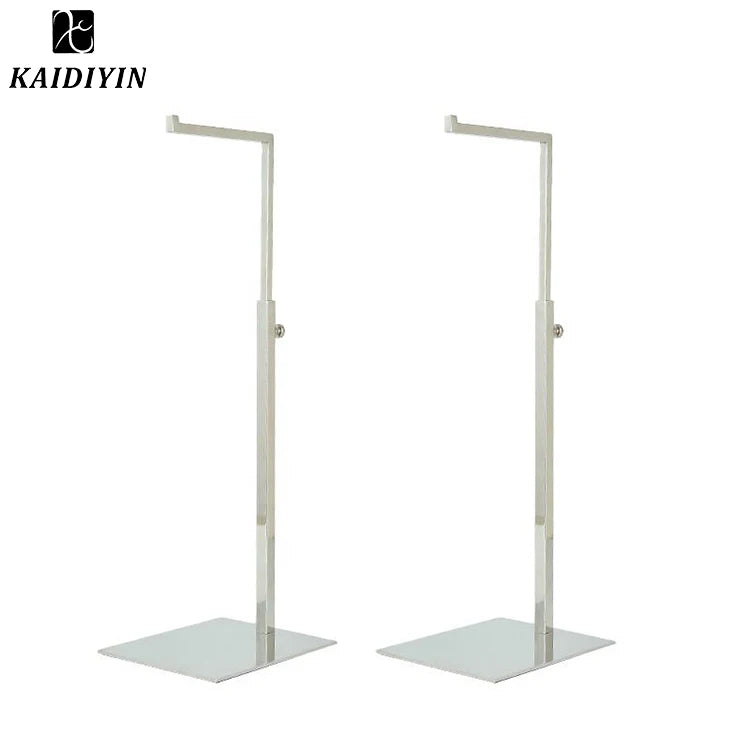 Luxury Single Sided Rack Bag Display Stand with Custom Logo Adjustable Women's Purse Handbag Stand Display