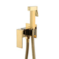 Gold Handheld Cloth Diaper Sprayer Bathroom Jet Sprayer Kit Handheld Bidet Sprayer Toilet Set