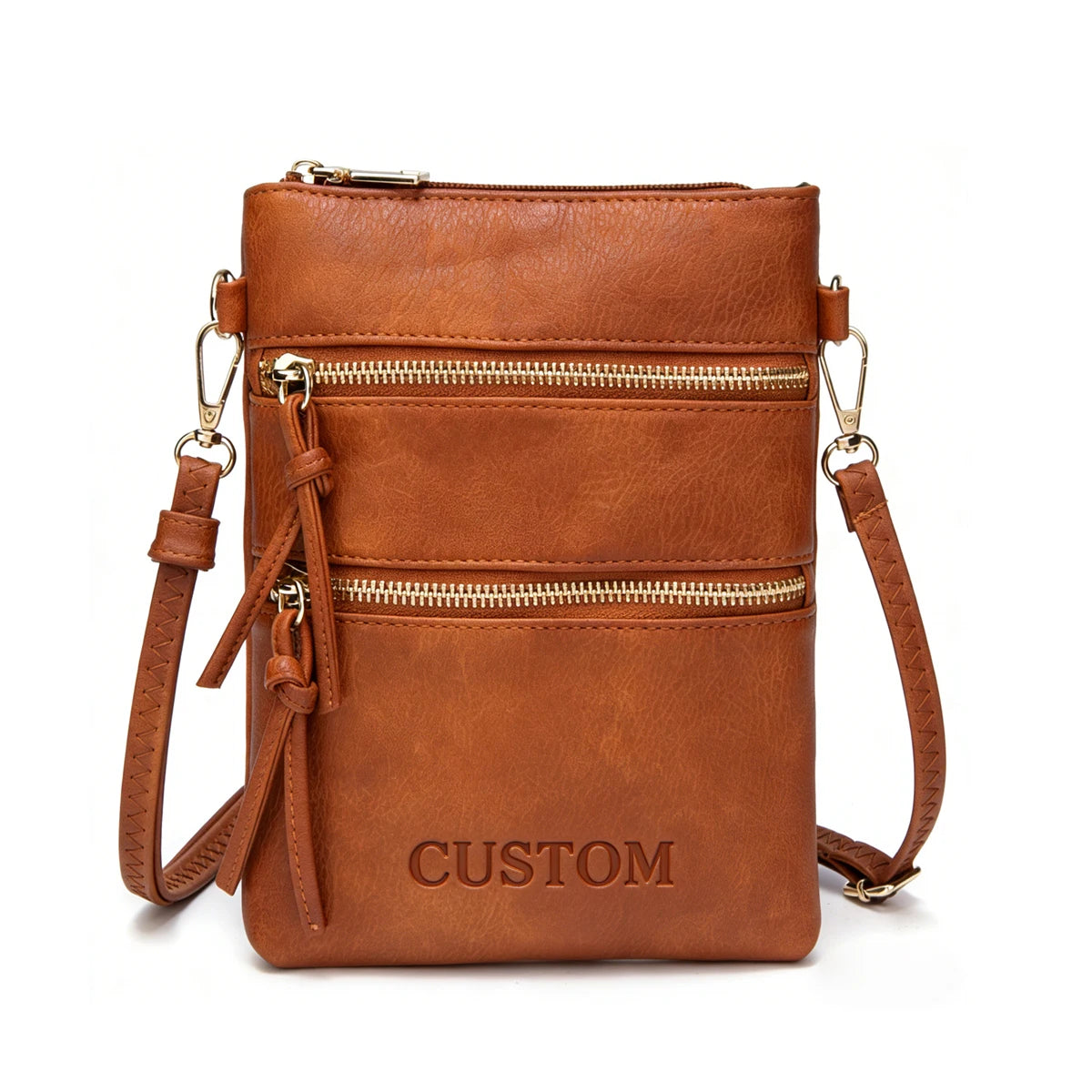 Custom Trendy Luxury Crossbody Bag Pu Leather Single Shoulder Inclined Span Bag Women Fashion Small Shoulder Bag Luxury