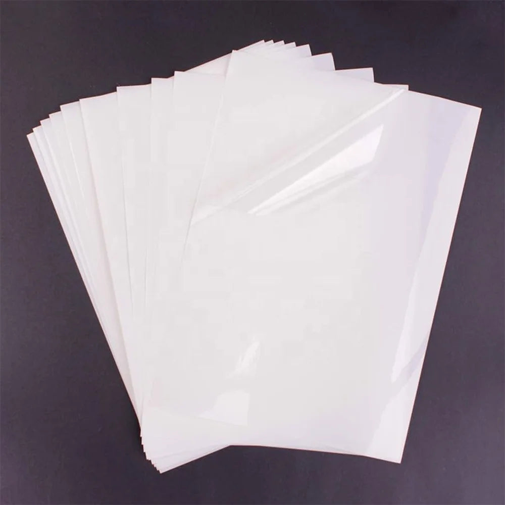 Paper Vinyl A4 Inkjet Custom Sheets Transparent for Stickers Printer Adhesive Waterproof Label Glossy Matte Clear Sticker Sheet