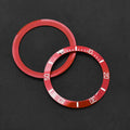 Red Ceramic Bezel for Water Ghost Series Watch Ceramic Bezel Water Ghost Bezel OD 38mm ID 30.7mm