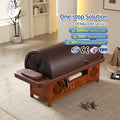 OEM/ODM Graphene Sauna Bed Moxibustion Photon Red Light PU Leather Heating Electric Living Room Hotels Gym Warehouses Outdoor