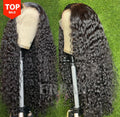 Invisible Deep Curly Closure Human Hair Wig Brazilian Curly Full hd Transparent Curly Lace Human Hair Hd Lace Frontal Wig