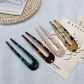 U Shaped Hairpin Stick Long Size Hair Clips Tortoise Color Hair Pins for Women Girls Hairstyle Accessories