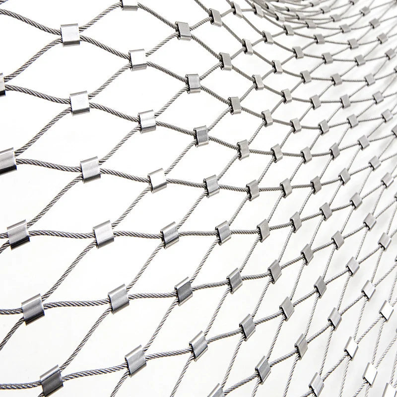 Cable Stainless Steel Wire Rope Mesh Safety Net