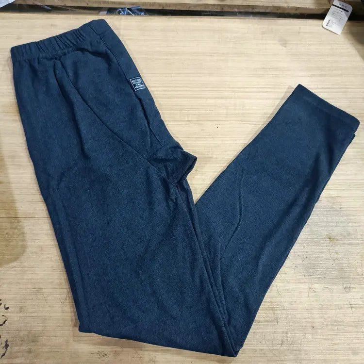 2.08 Dollars Model JMF023 Waist 2XL-3XL Winter Man Thermal Underwear Long Heavyweight Pants Men Bell Bottom Pants