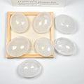 Clear Quartz Crystal Stones Healing Quartz Free Form Natural Crystal Crafts Polished Clear Quartz Palm Stones for Decoration