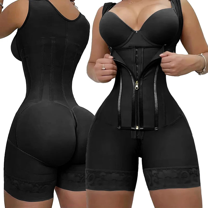 High Compression Tummy Tucker Fajas Shapewear Postpartum Belly Sheath Strong Waist Waist Trainer Shaper Colombian Girdle Shaper