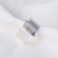 925 Sterling Silver Brushed Width Women Adjustable Rings Jewelry