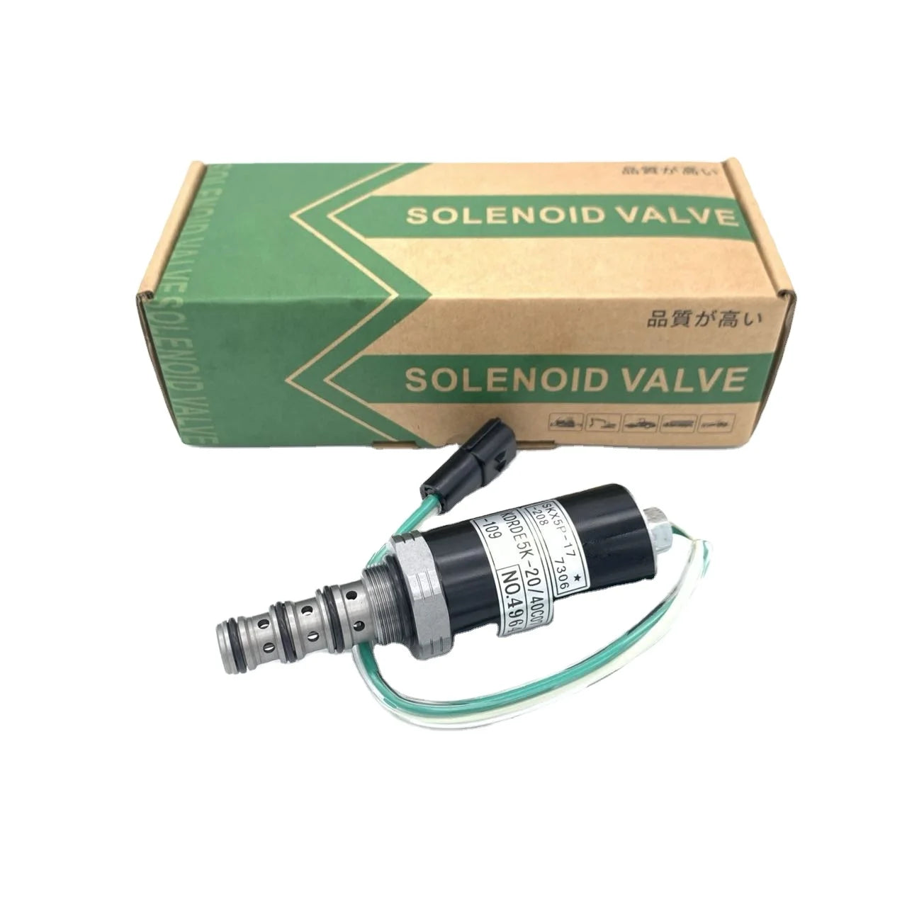 Construction Machinery Parts KDRDE5K-20/40C07-109 R215 R225-7  Hydraulic Pump Solenoid Valve