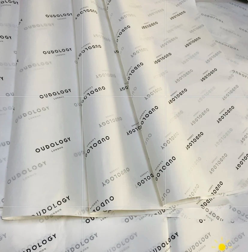 Custom Printed Clothing Packaging Tissue Paper Wholesale Wigs Wrapping Tissue Paper Cosmetic Packaging Paper
