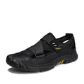 Accept OEM Custom LOGO Men's Fashion Casual Beach Shoes Indoor Outdoor Soft Sole Quick Drying Genuine Leather Sandal