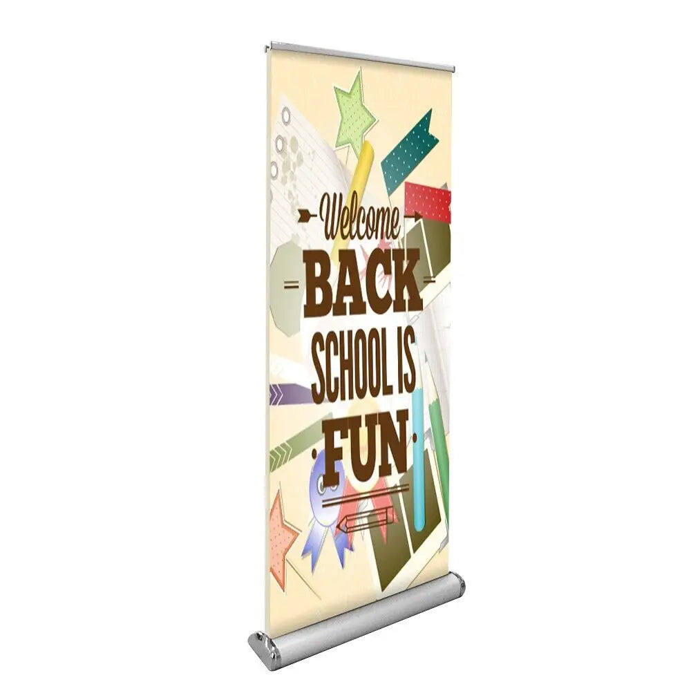 New Arrivals Double-sided Roll up Banner Pull up Aluminum Advertising Display Portable Light Weight Retractable Banner Stand